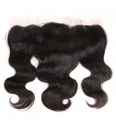 Brazilian Body Wave Virgin Human Hair 13x4 Lace Frontals Closures Free Part