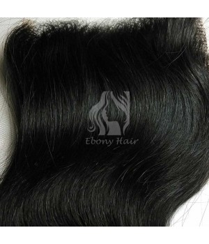 Virgin Human Hair Brazilian Body Wave Lace Closure 4x4 Free Part