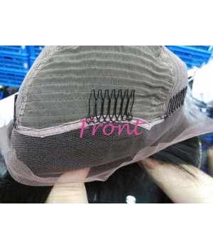 Free Style Straight Human Hair Lace Front Wig for Free Shipping