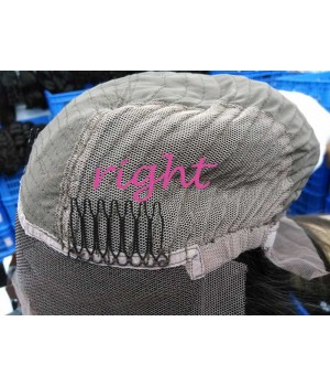 Free Style Straight Human Hair Lace Front Wig for Free Shipping