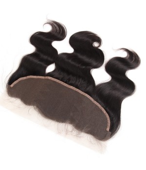Brazilian Body Wave Virgin Human Hair 13x4 Lace Frontals Closures Free Part
