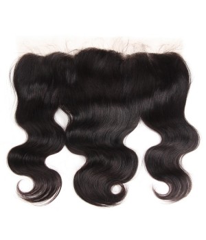 Brazilian Body Wave Virgin Human Hair 13x4 Lace Frontals Closures Free Part