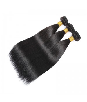 Factory Wholesale Price Virgin Brazilian Hair  Straight  3 Bundle Deals / 4 Bundle Deals