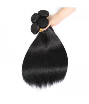 Factory Wholesale Price Virgin Brazilian Hair  Straight  3 Bundle Deals / 4 Bundle Deals