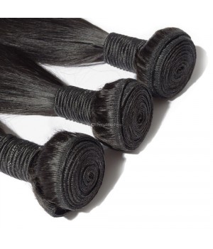 Factory Wholesale Price Virgin Brazilian Hair  Straight  3 Bundle Deals / 4 Bundle Deals